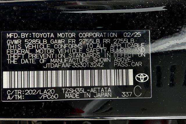 new 2025 Toyota Crown car, priced at $52,337