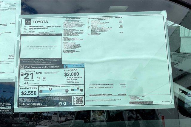 new 2024 Toyota Tacoma car, priced at $44,427