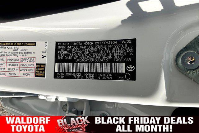 new 2026 Toyota Prius Plug-In Hybrid car, priced at $38,154