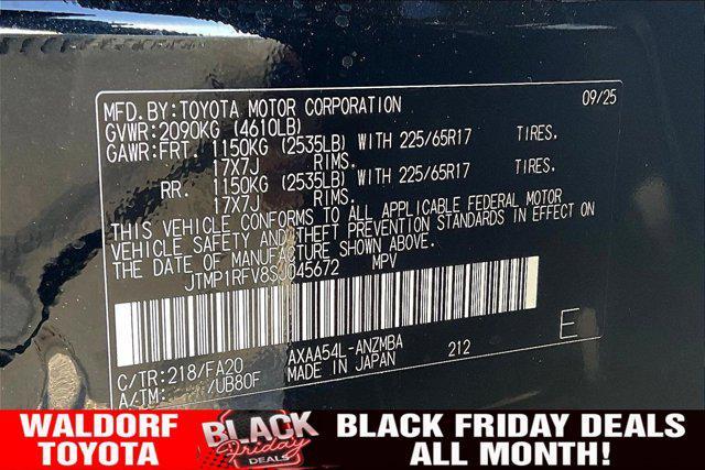 new 2025 Toyota RAV4 car, priced at $32,826