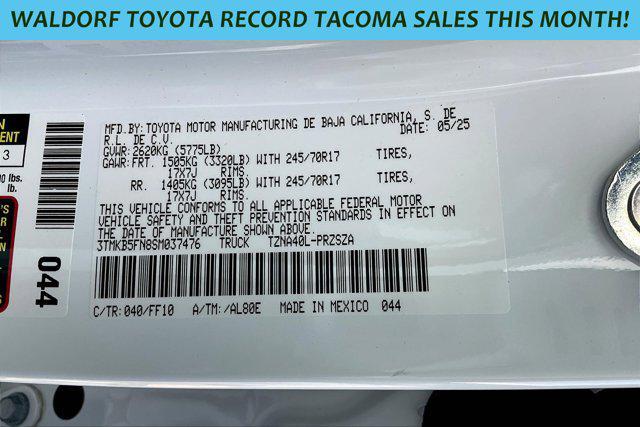 new 2025 Toyota Tacoma car, priced at $37,526