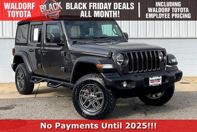 used 2024 Jeep Wrangler car, priced at $37,000