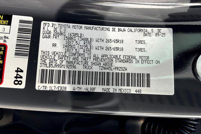 new 2025 Toyota Tacoma car, priced at $52,129