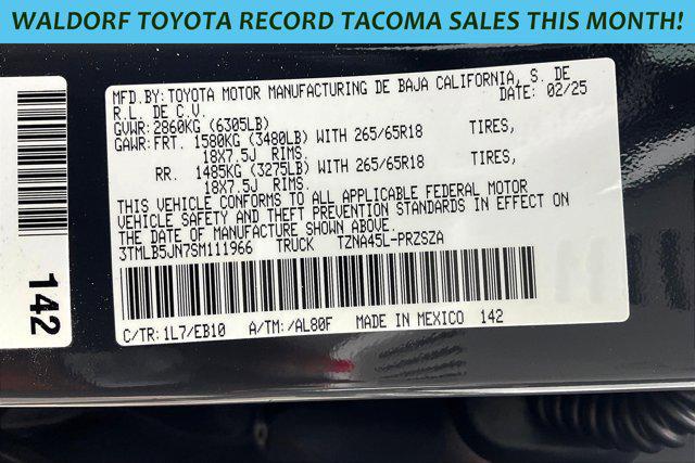 new 2025 Toyota Tacoma car, priced at $51,637