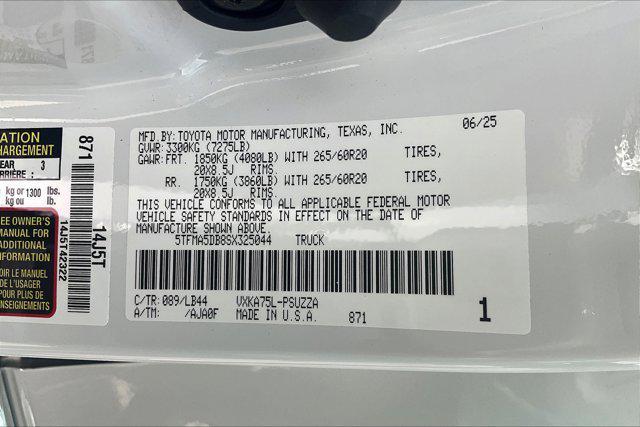 new 2025 Toyota Tundra car, priced at $65,776