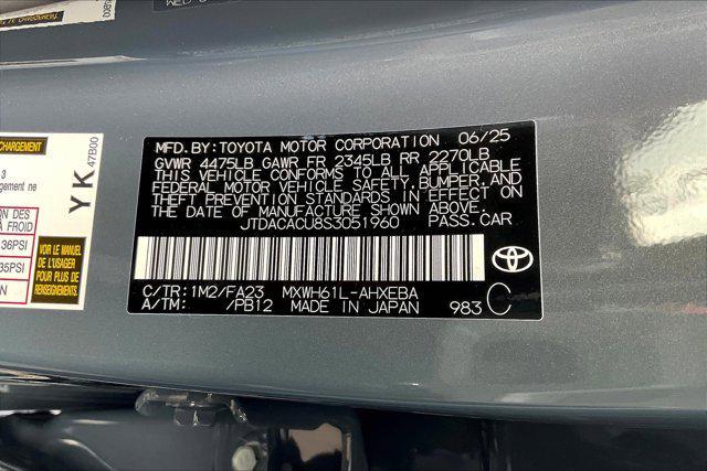 new 2025 Toyota Prius Plug-In Hybrid car, priced at $34,229