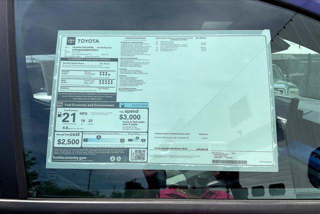 new 2025 Toyota Tacoma car, priced at $46,472