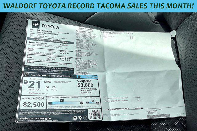 new 2025 Toyota Tacoma car, priced at $51,403