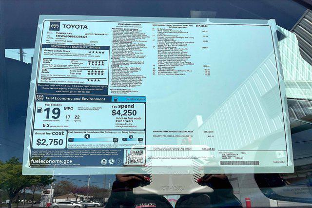 new 2025 Toyota Tundra car, priced at $59,064