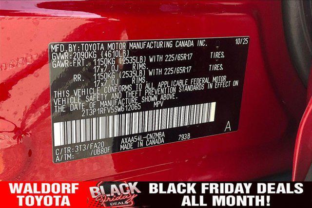 new 2025 Toyota RAV4 car, priced at $32,854