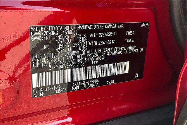 new 2025 Toyota RAV4 car, priced at $32,854