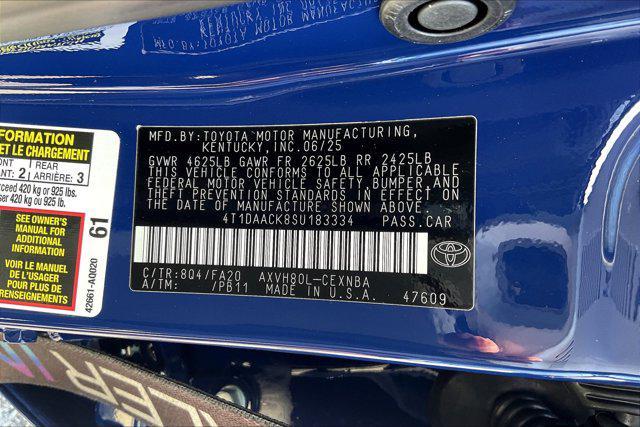 new 2025 Toyota Camry car, priced at $30,374