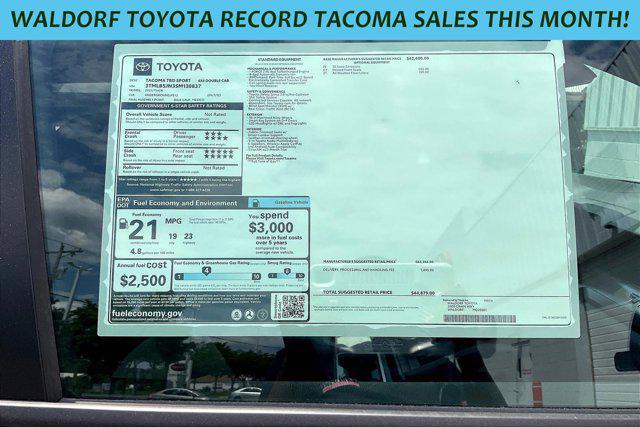 new 2025 Toyota Tacoma car, priced at $42,399