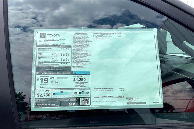 new 2025 Toyota Tundra Hybrid car, priced at $71,243
