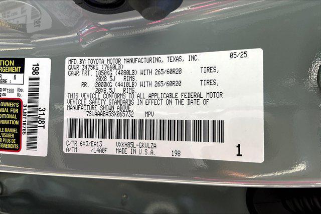 new 2025 Toyota Sequoia car, priced at $79,463