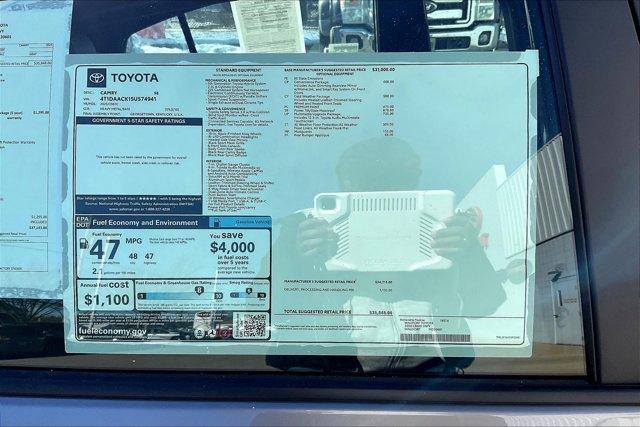 new 2025 Toyota Camry car, priced at $35,848