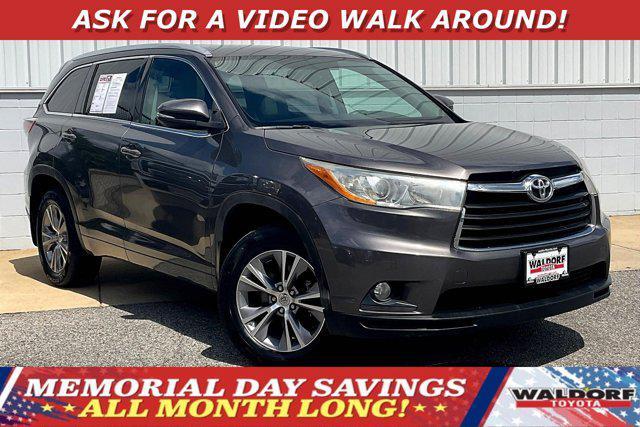 used 2014 Toyota Highlander car, priced at $14,995