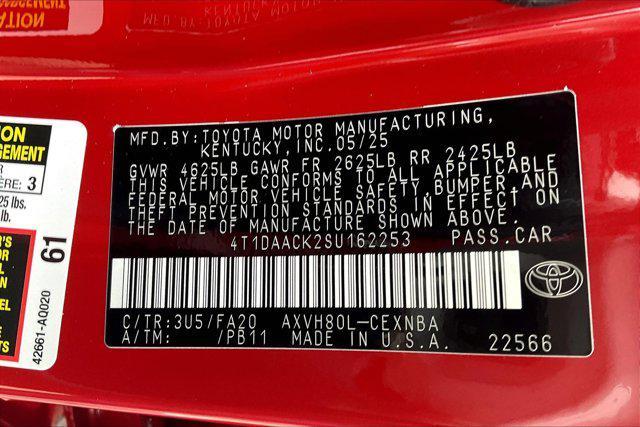 new 2025 Toyota Camry car, priced at $30,274