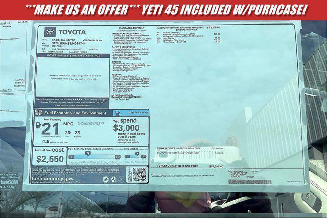 new 2024 Toyota Tacoma car, priced at $52,799