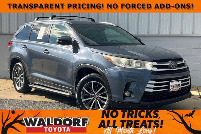 used 2018 Toyota Highlander car, priced at $17,000