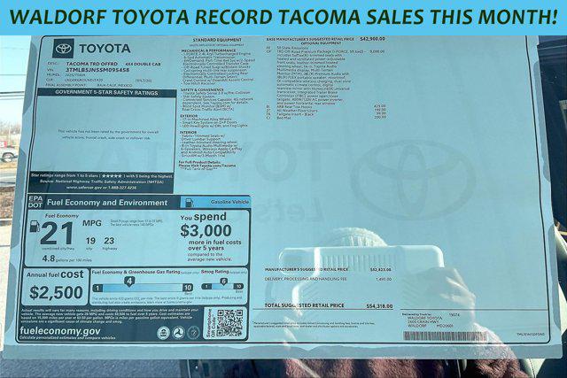 new 2025 Toyota Tacoma car, priced at $50,688