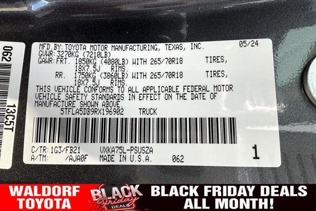 new 2024 Toyota Tundra car, priced at $49,510