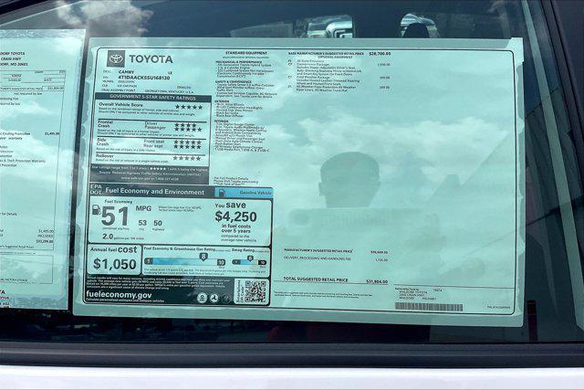 new 2025 Toyota Camry car, priced at $31,304