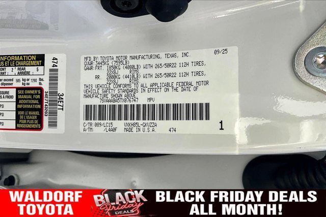 new 2026 Toyota Sequoia car, priced at $85,648