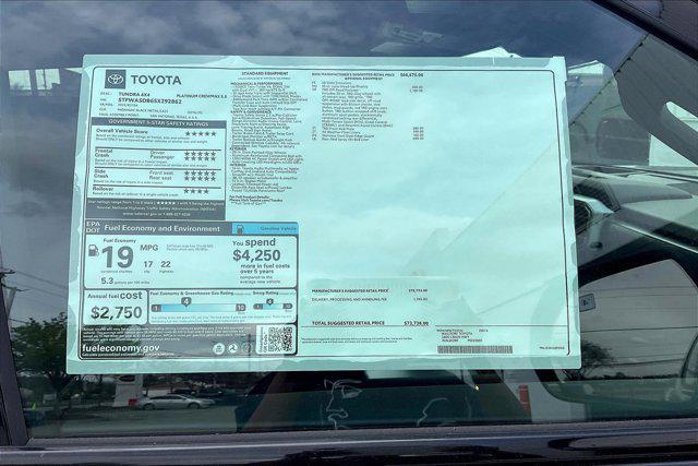 new 2025 Toyota Tundra car, priced at $65,045