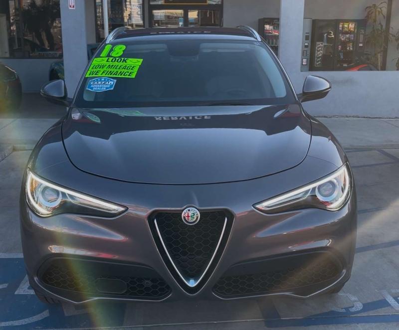 used 2018 Alfa Romeo Stelvio car, priced at $15,995