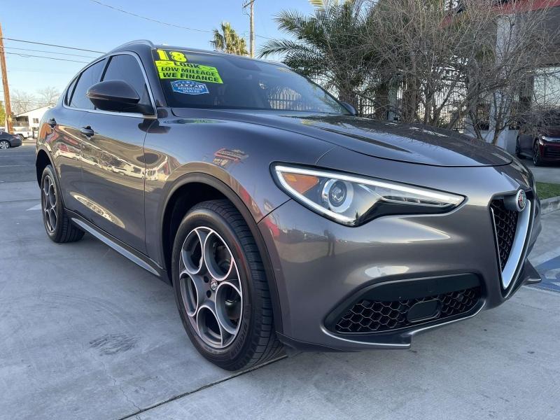 used 2018 Alfa Romeo Stelvio car, priced at $15,995