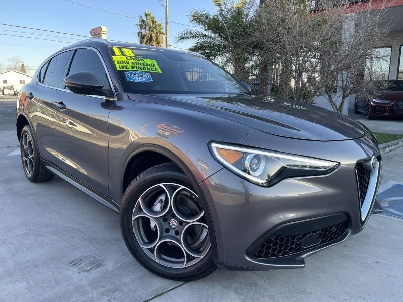 used 2018 Alfa Romeo Stelvio car, priced at $15,995