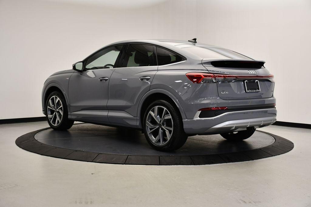 new 2025 Audi Q4 e-tron Sportback car, priced at $65,105