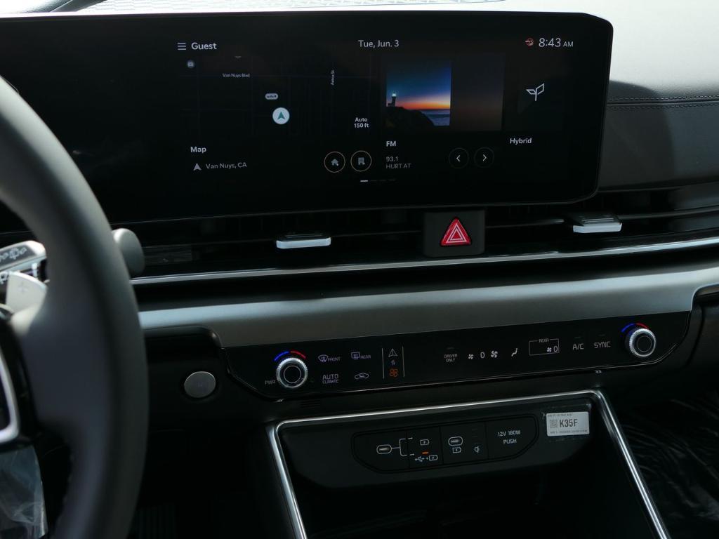 new 2025 Kia Carnival Hybrid car, priced at $53,595