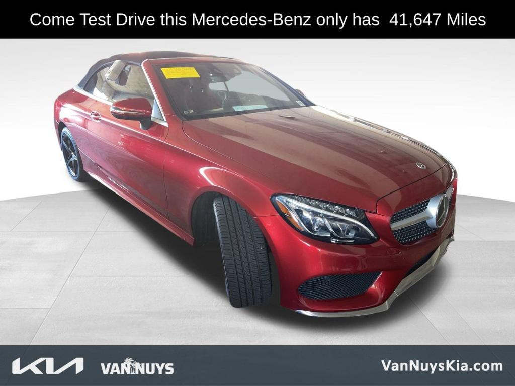 used 2017 Mercedes-Benz C-Class car, priced at $26,500