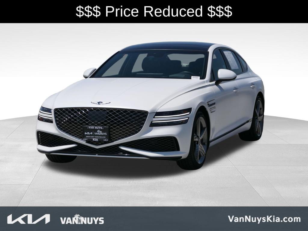 used 2023 Genesis G80 car, priced at $46,000