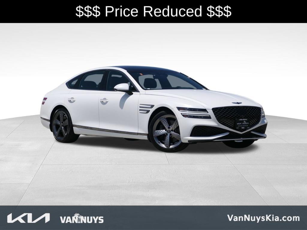 used 2023 Genesis G80 car, priced at $46,000
