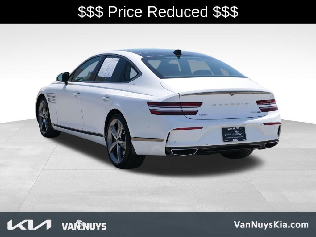 used 2023 Genesis G80 car, priced at $46,000