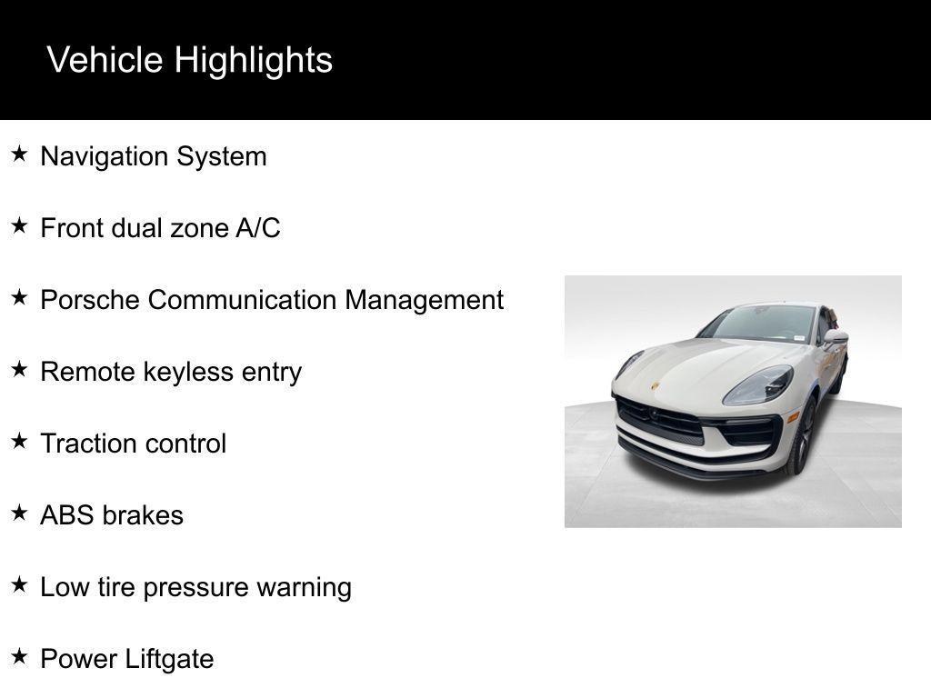 used 2023 Porsche Macan car, priced at $51,500
