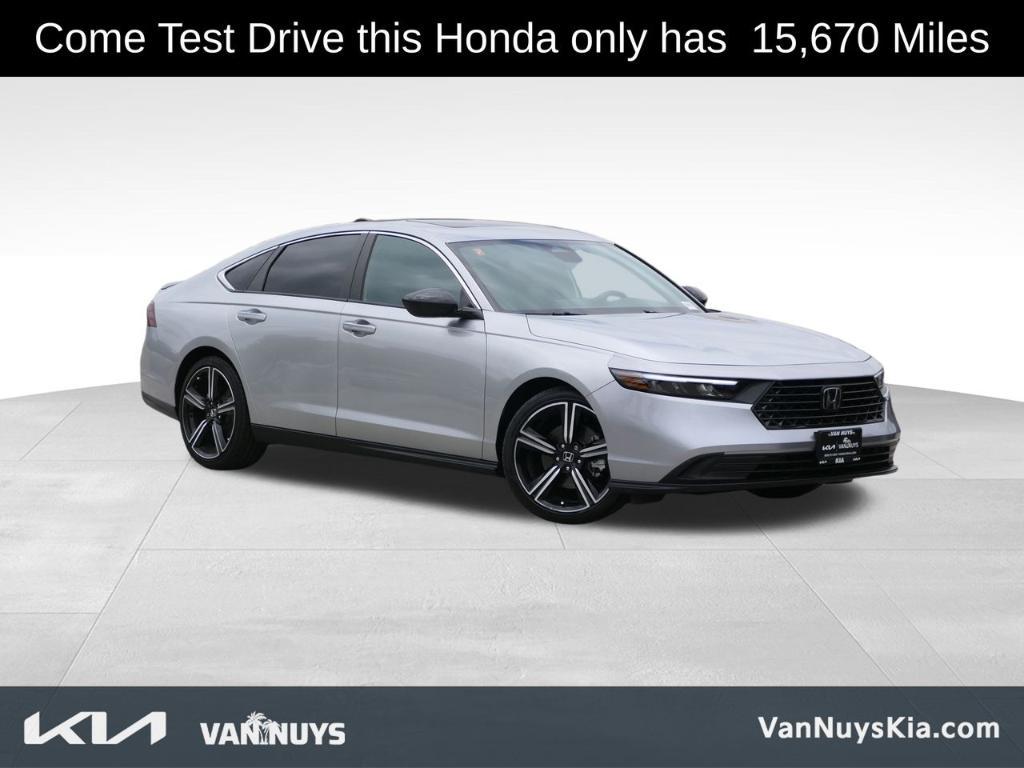 used 2024 Honda Accord Hybrid car, priced at $29,000