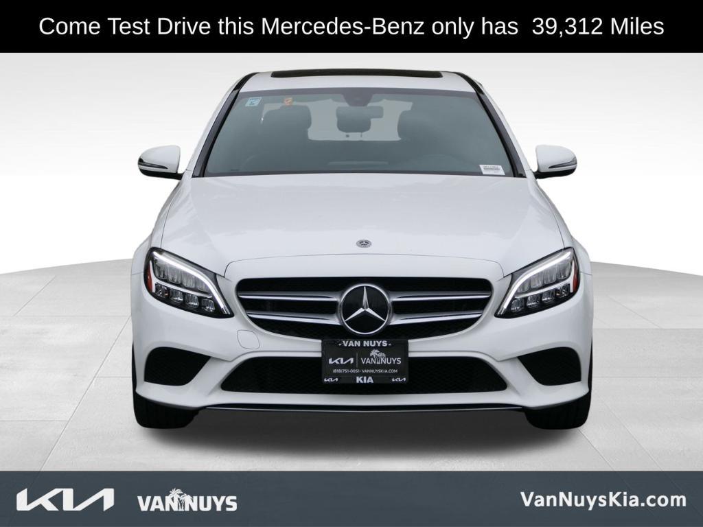 used 2021 Mercedes-Benz C-Class car, priced at $25,500