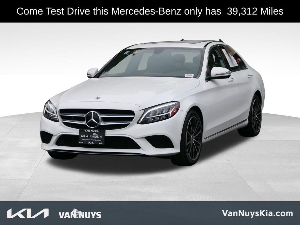 used 2021 Mercedes-Benz C-Class car, priced at $25,500