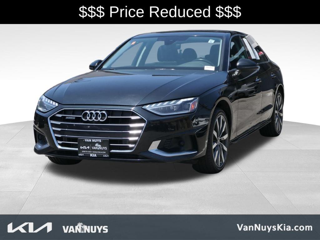 used 2022 Audi A4 car, priced at $20,000