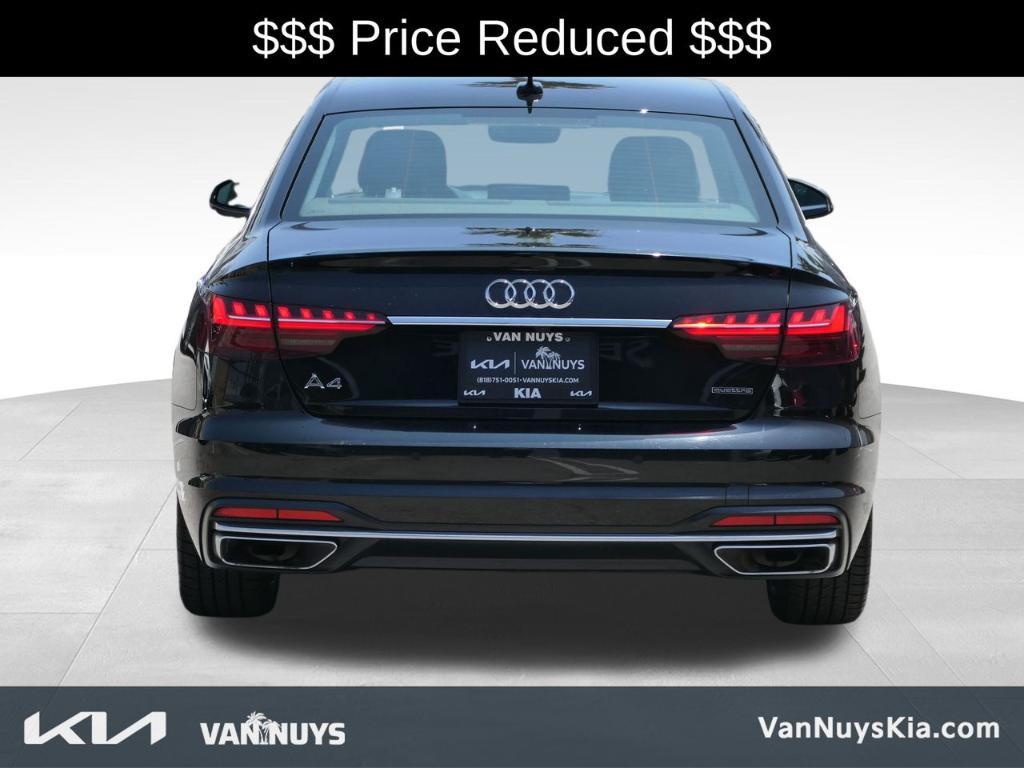 used 2022 Audi A4 car, priced at $20,000