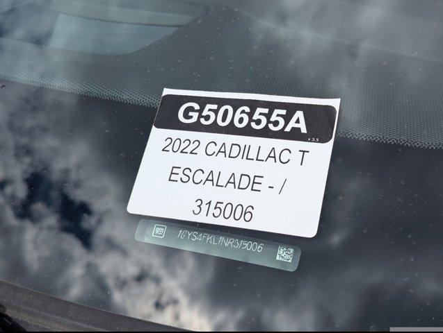 used 2022 Cadillac Escalade car, priced at $75,460