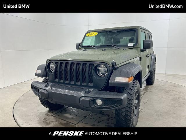 used 2021 Jeep Wrangler car, priced at $31,495