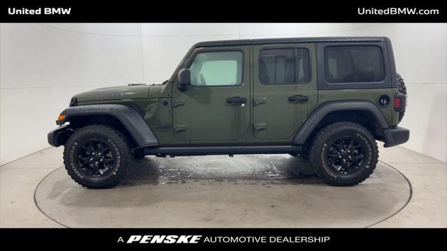 used 2021 Jeep Wrangler car, priced at $31,495