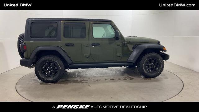 used 2021 Jeep Wrangler car, priced at $31,495