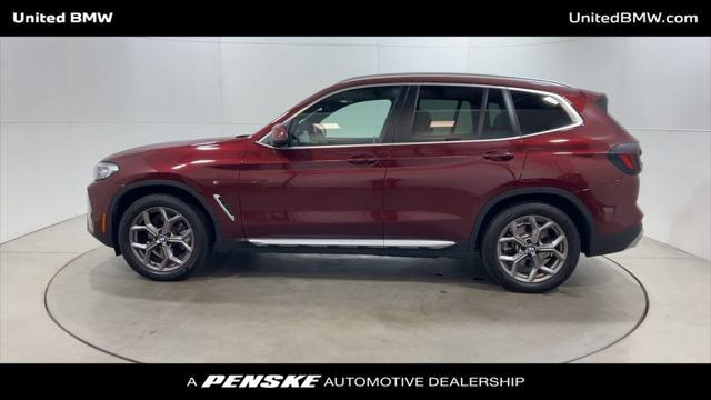 used 2022 BMW X3 car, priced at $34,460