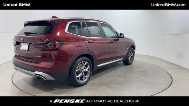 used 2022 BMW X3 car, priced at $34,460